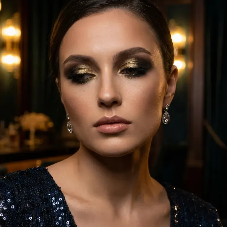 Maquillage soirée élégant