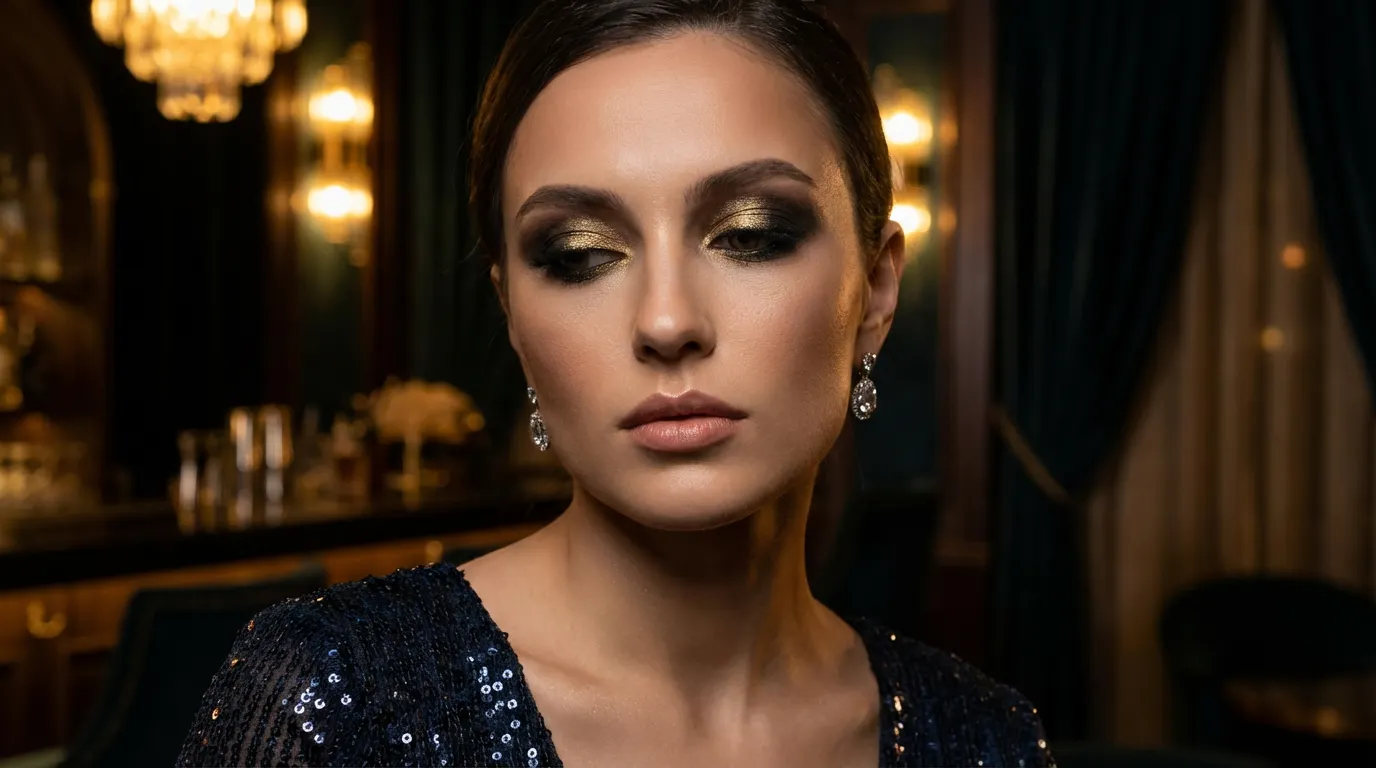 Portrait maquillage soirée